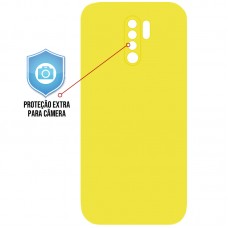Capa para Xiaomi Redmi 9 - Emborrachada Protector Amarela